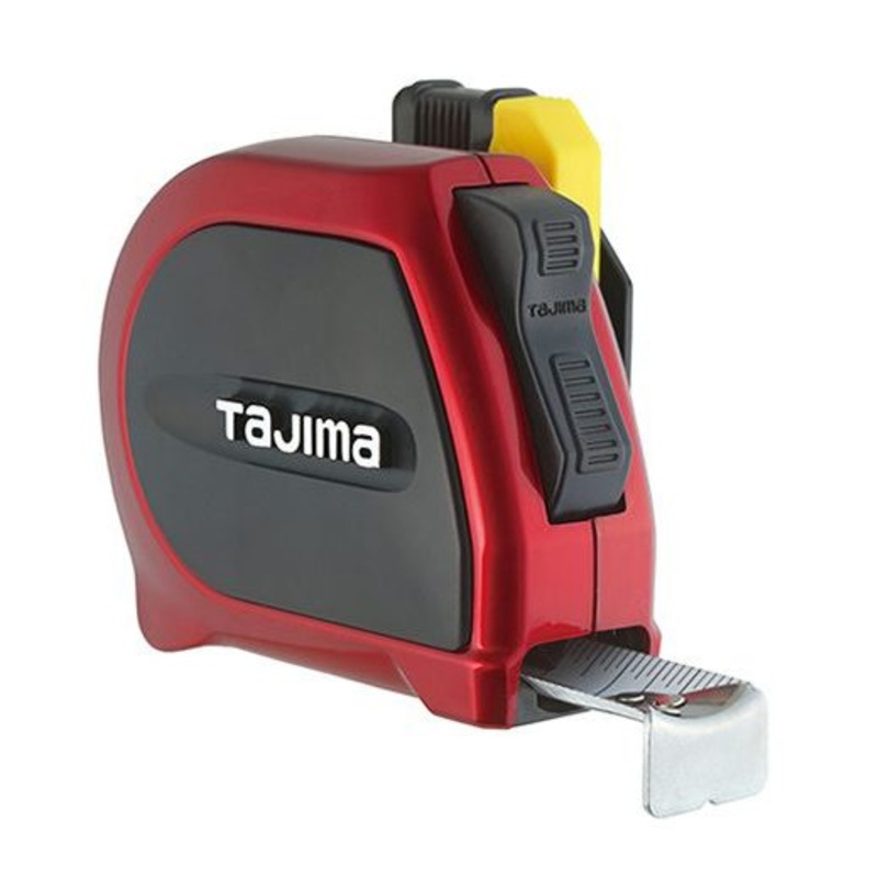 TAJIMA 25′ / 7.5m SIGMA STOP Measuring Tape w/ Safety Belt Holder