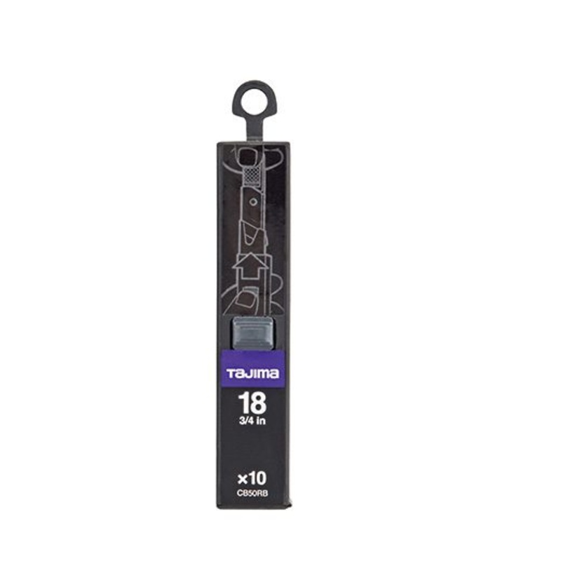 TAJIMA Premium Series RAZAR BLACK BLADE 3/4 Utility Knife Blades