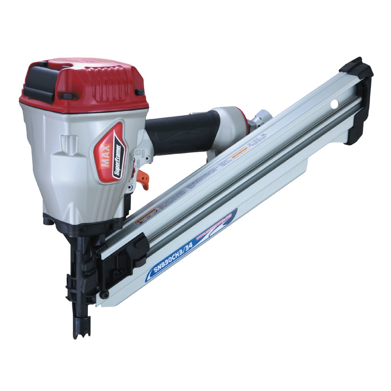 MAX 34 Degree Framing Offset/Clipped Head Stick Nailer Up To 3-1/2