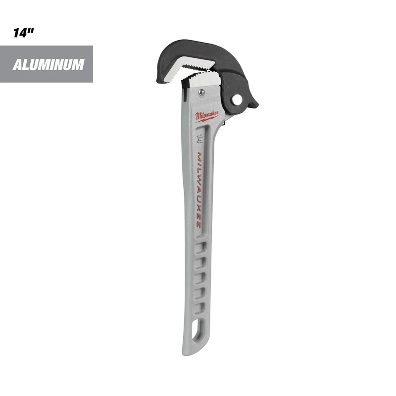 MILWAUKEE 14 Aluminum Self-Adjusting Pipe Wrench