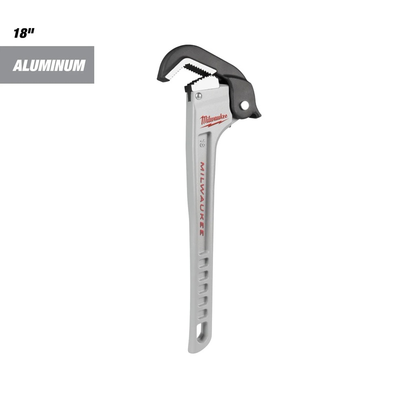 MILWAUKEE 18 Aluminum Self-Adjusting Pipe Wrench