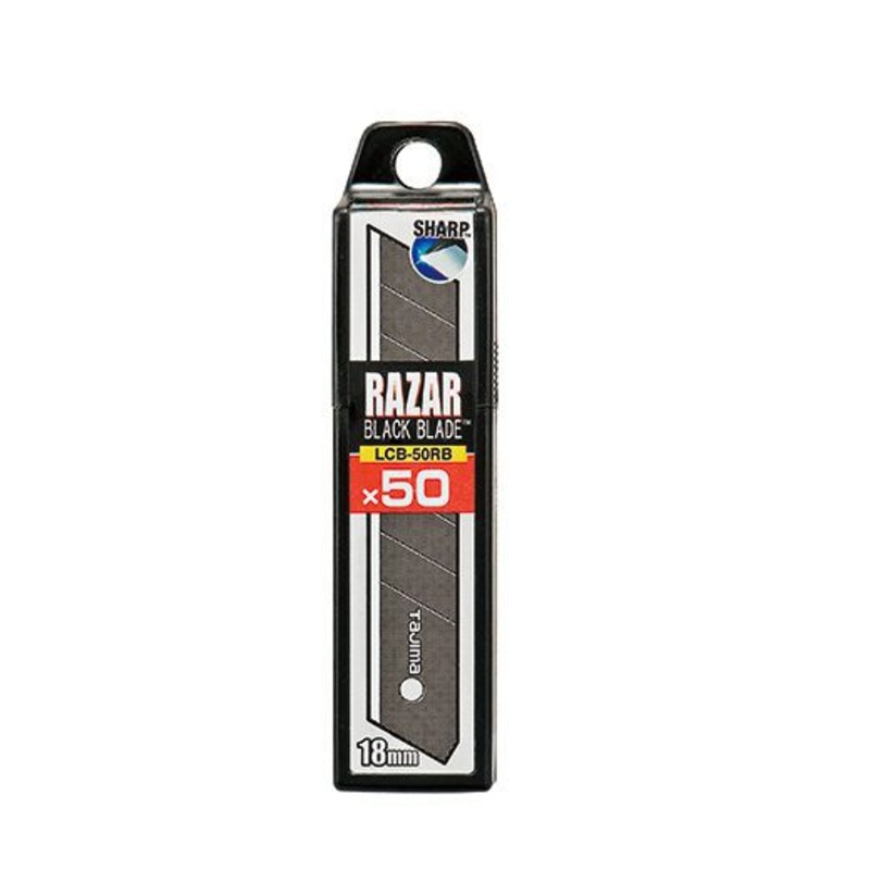TAJIMA 50 PC. RAZAR BLACK BLADE 3/4 Snap-Segment Blades