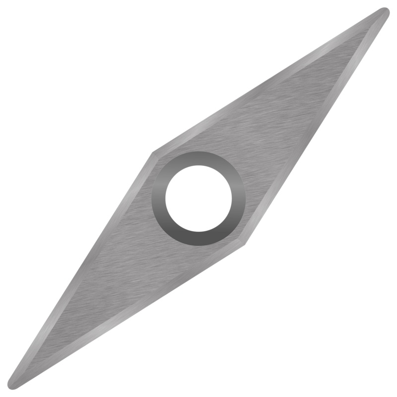 EASY WOOD TOOLS Ci7 NR Negative Rake Carbide Cutter – Diamond