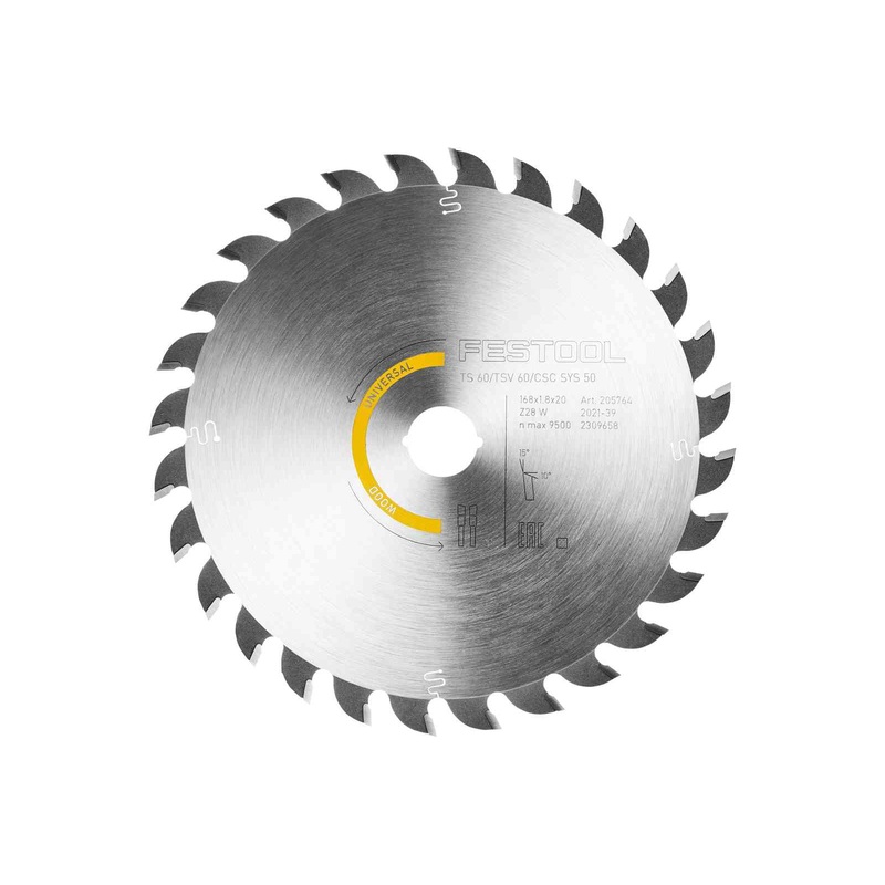 FESTOOL Saw Blade WOOD UNIVERSAL HW 168×1,8×20 W28