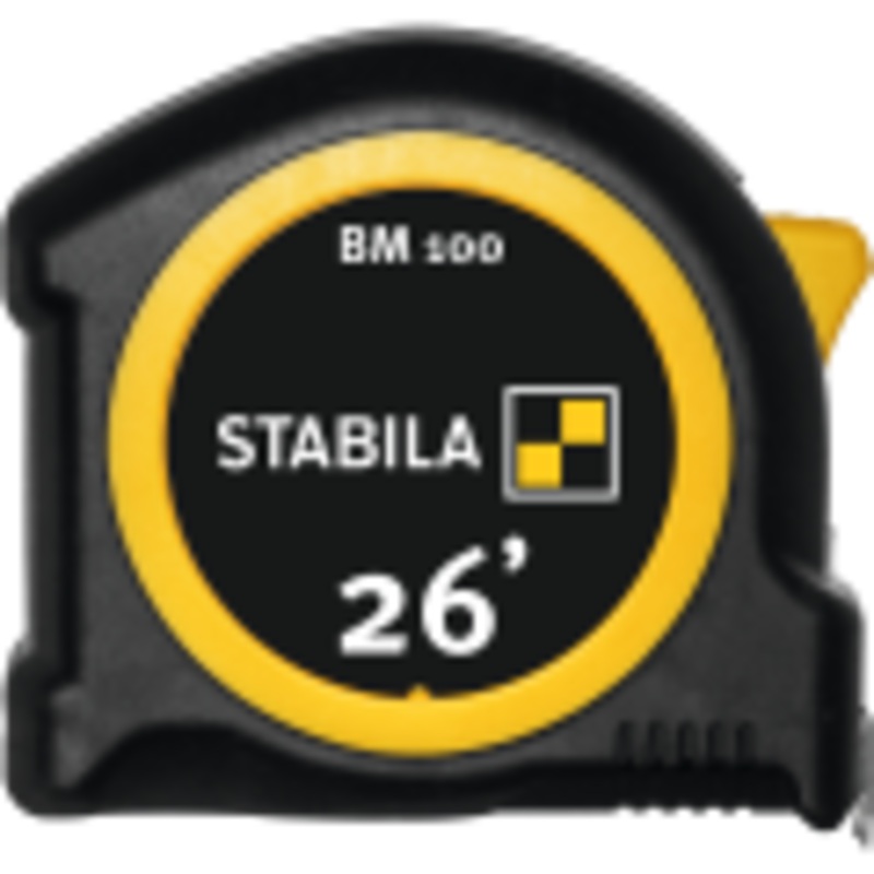 STABILA 26′ Pocket Tape BM 100