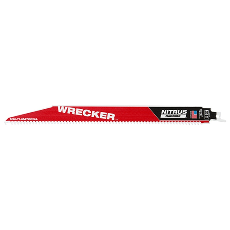 MILWAUKEE 12 6 TPI The WRECKER w/ NITRUS CARBIDE Blade