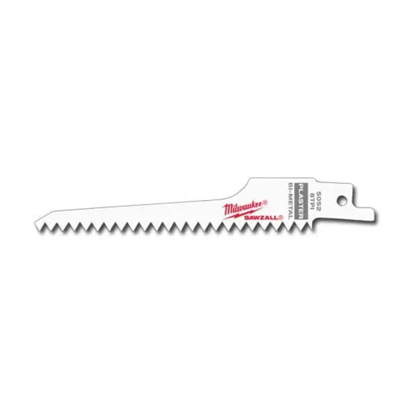 MILWAUKEE 5 6 TPI SAWZALL Plaster Blade (5 PACK)