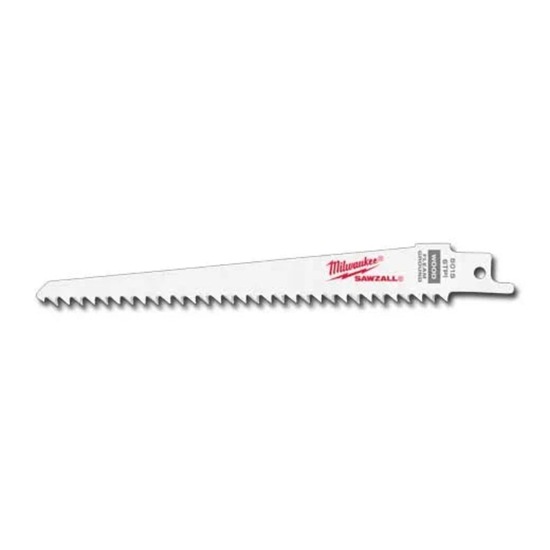 MILWAUKEE 6 6 TPI Fleam Ground SAWZALL Blade (5 PACK)