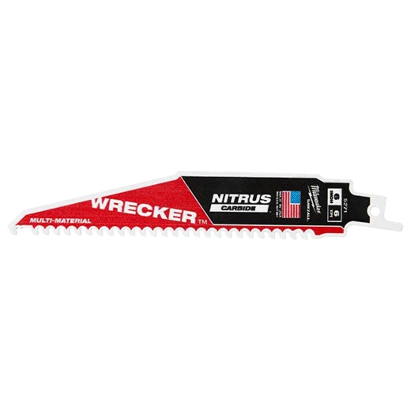 MILWAUKEE 6 6 TPI The WRECKER w/ NITRUS CARBIDE Blade