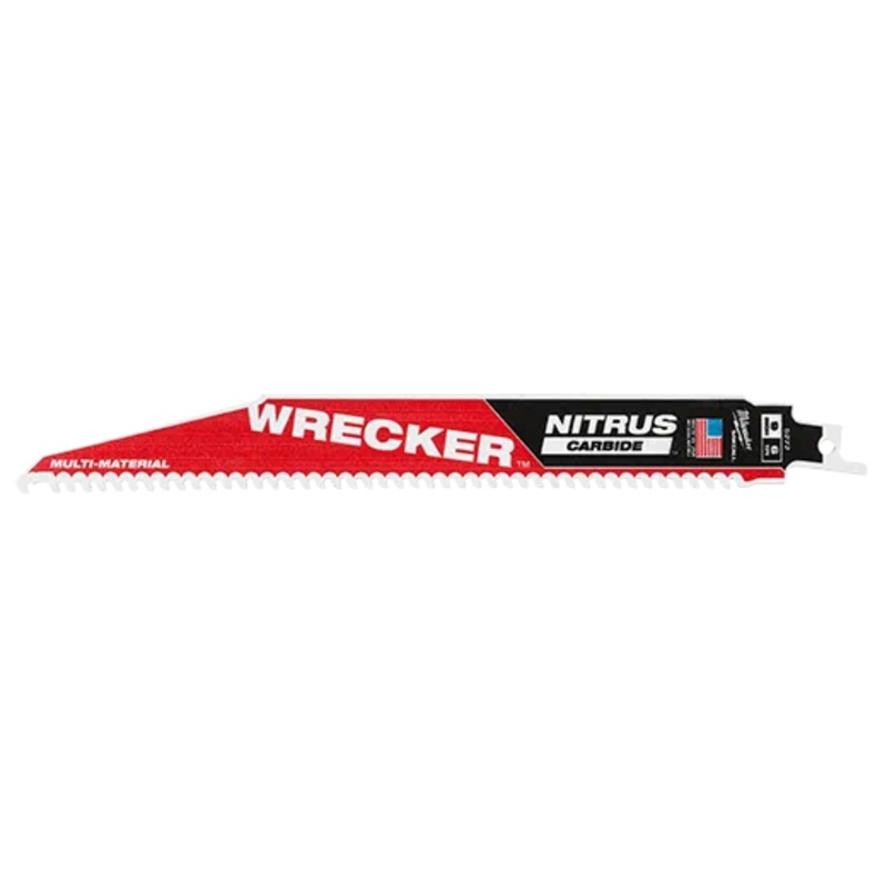 MILWAUKEE 9 6 TPI The WRECKER w/ NITRUS CARBIDE Blade
