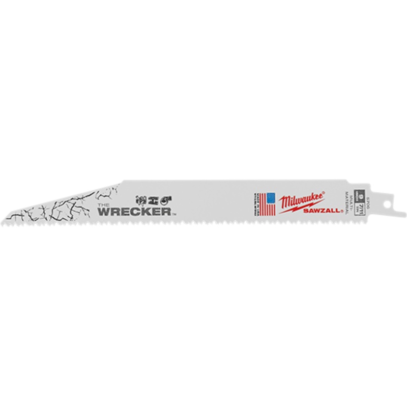 MILWAUKEE 9 7/11 TPI SAWZALL WRECKER Multi-Material Blade