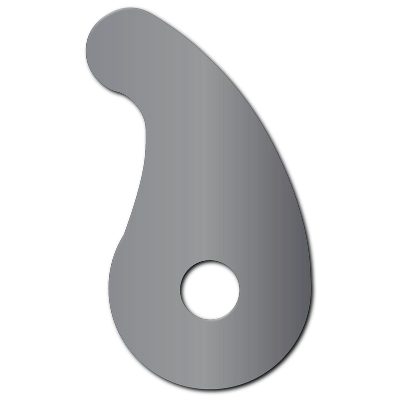 RIKON Paisley LEFT Carbide Insert Cutter Only For 70-800 Turning Set