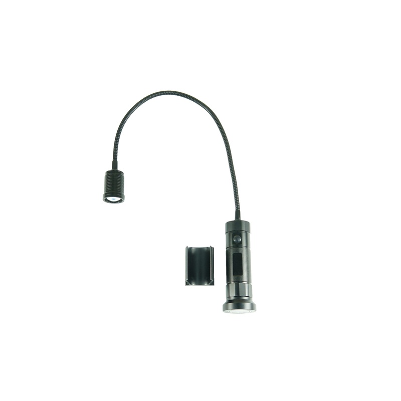 RIKON LED Gooseneck Work Light w/ Magnetic Base & Magnetic Clip