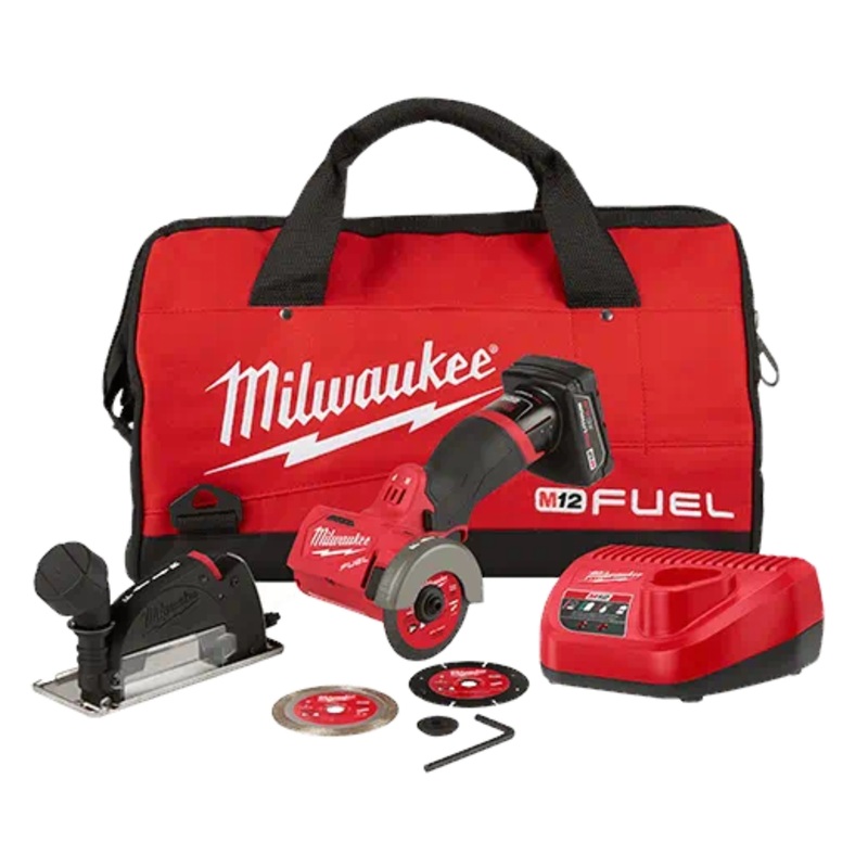 MILWAUKEE M12 FUEL 3 Compact Cut-Off Tool Kit