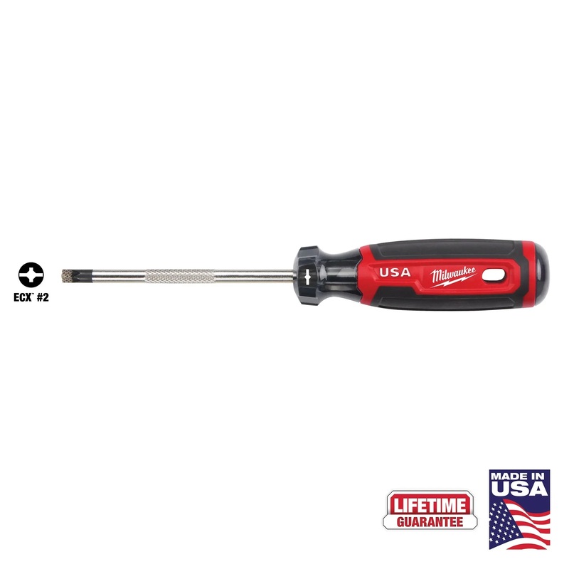 MILWAUKEE #2 ECX 4 Cushion Grip Screwdriver