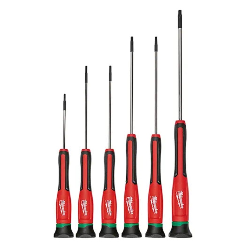 MILWAUKEE 6 PC. TORX Precision Screwdriver Set w/ Case
