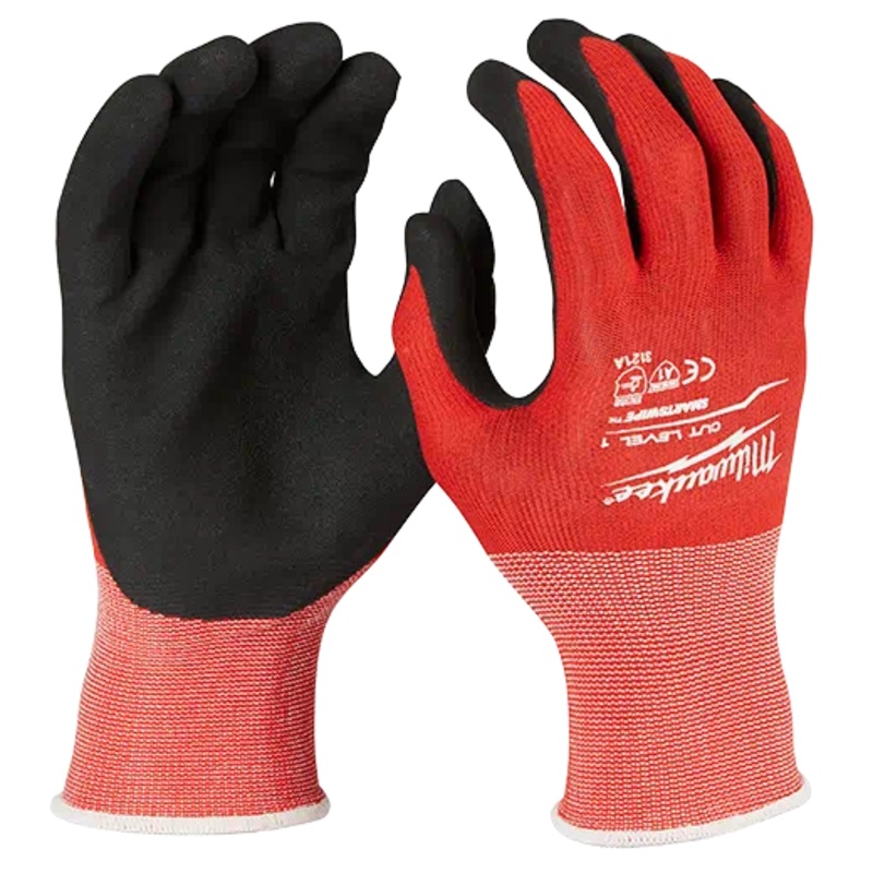 MILWAUKEE Cut Level 1 Nitrile Dipped Gloves