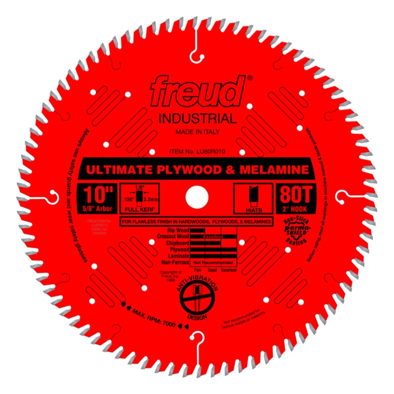 FREUD 10 Ultimate Plywood & Melamine Blade