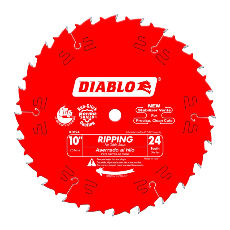 DIABLO 10 X 24 Tooth Ripping Saw Blade