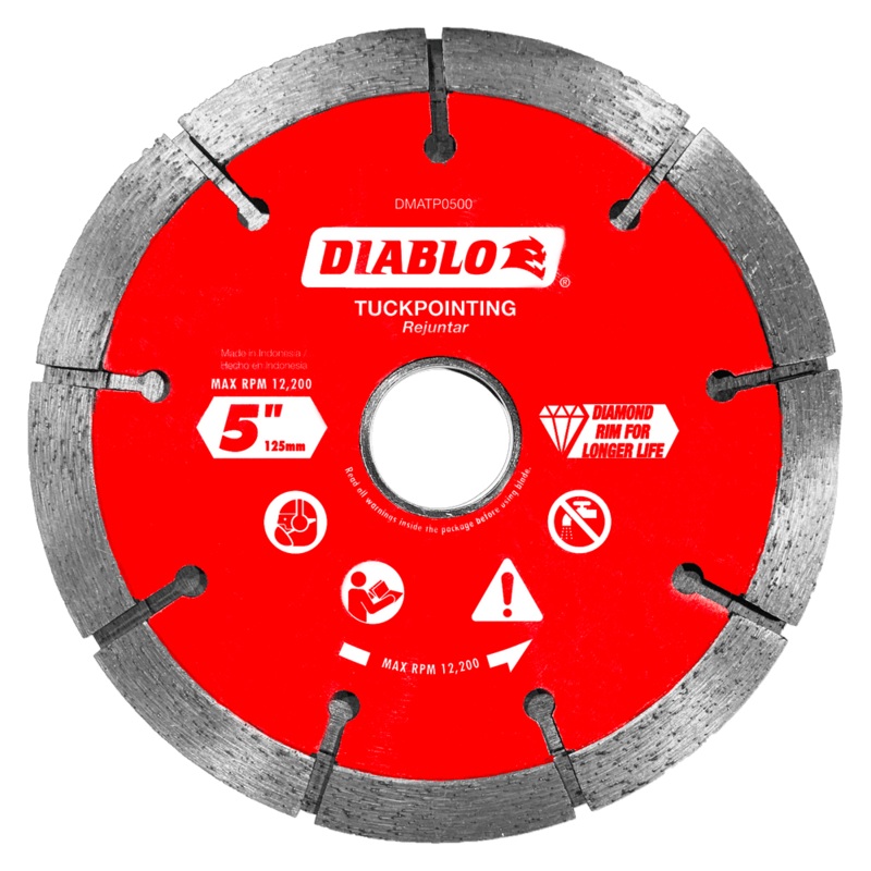 DIABLO 5 Diamond Tuck Point Blade For Masonry