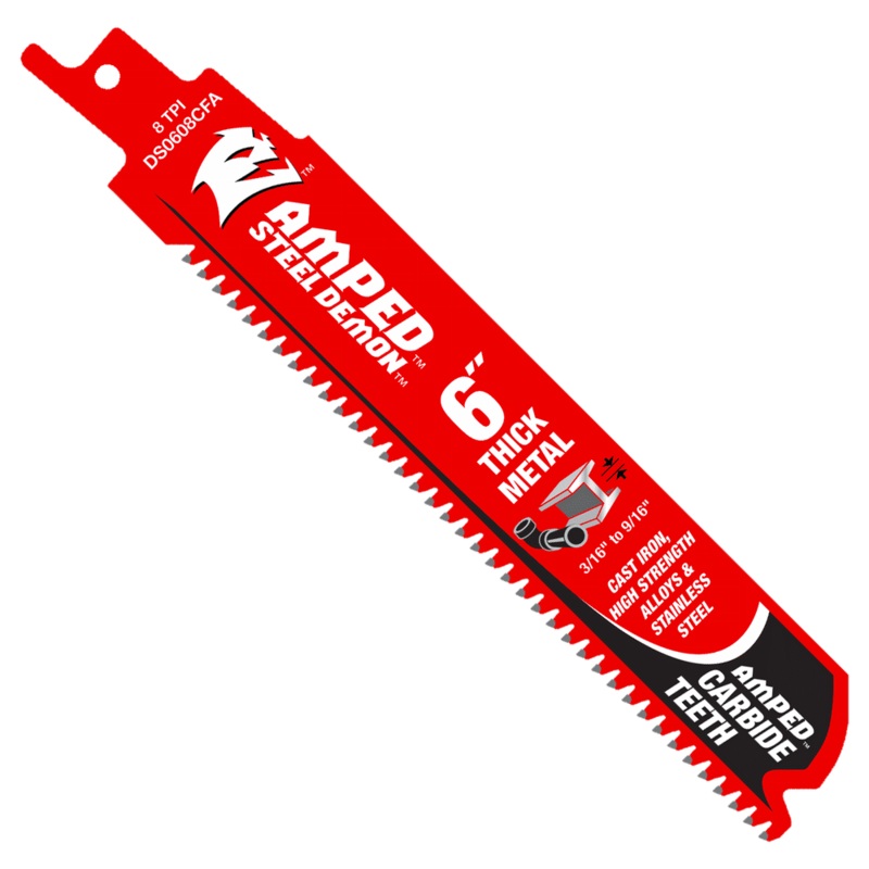 DIABLO 6 Steel Demon Amped Carbide Blades For Thick Metal Cutting