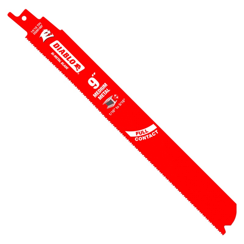 DIABLO 9 Bi-Metal Recip Blade For Medium Metal Cutting (2 PACK)
