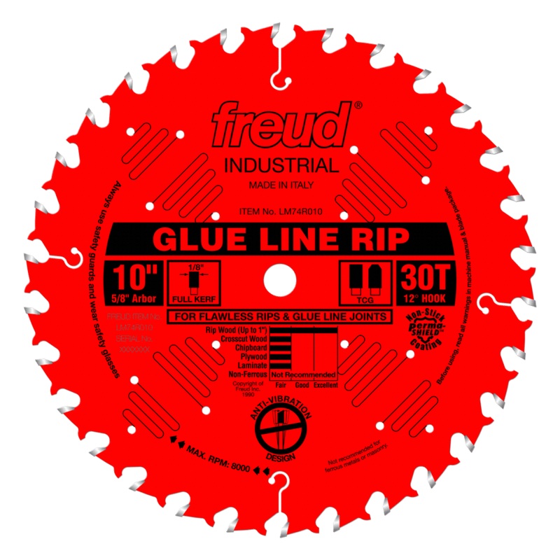 FREUD 10 Industrial Glue Line Ripping Blade
