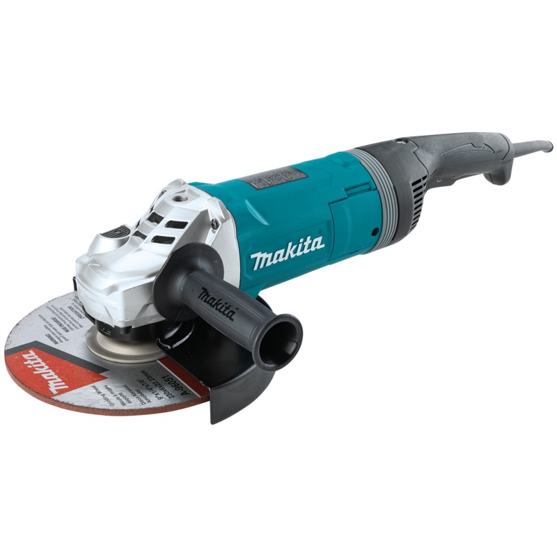 MAKITA 9 Angle Grinder, w/ Rotatable Handle, & LockOn Switch