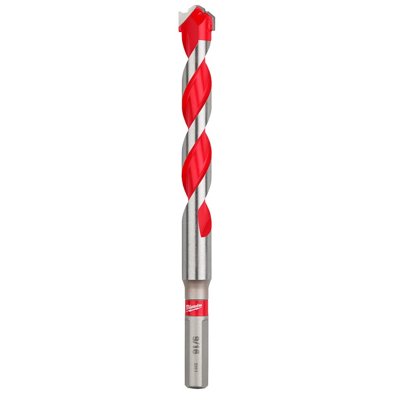 9/16 x 4 x 6 Carbide Hammer Drill Bit with POWER TIP