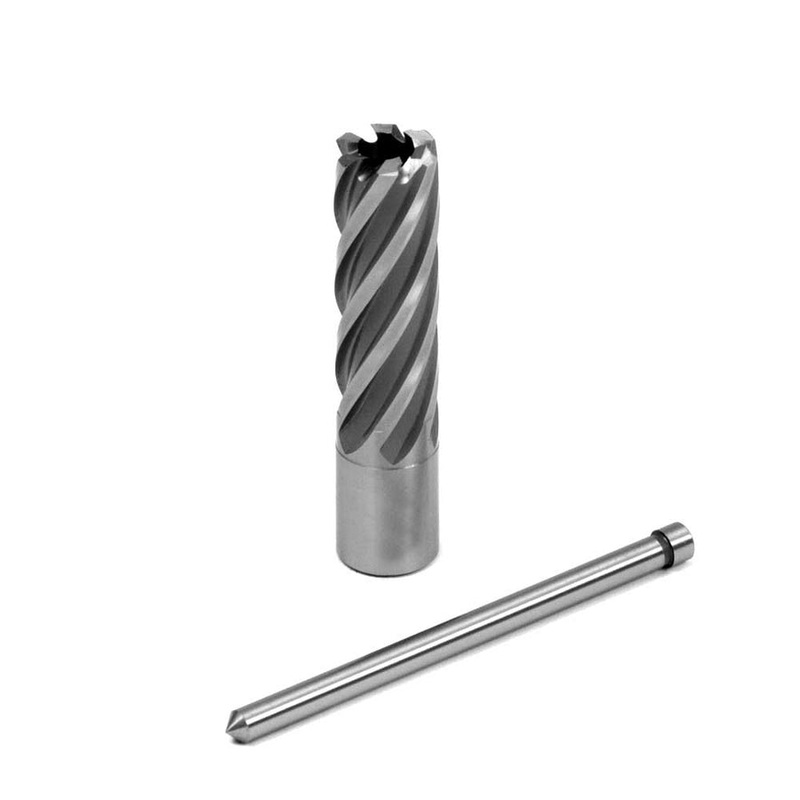 EVOLUTION 17/32 Width X 2 Depth Annular HSS Cutter w/ 3/4 Weldon Shank & Pilot Pin Included