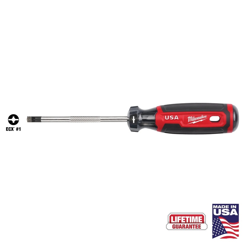 MILWAUKEE #1 ECX 4 Cushion Grip Screwdriver