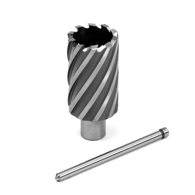 EVOLUTION 1-1/16 Width X 2 Depth Annular HSS Cutter w/ 3/4 Weldon Shank & Pilot Pin Included