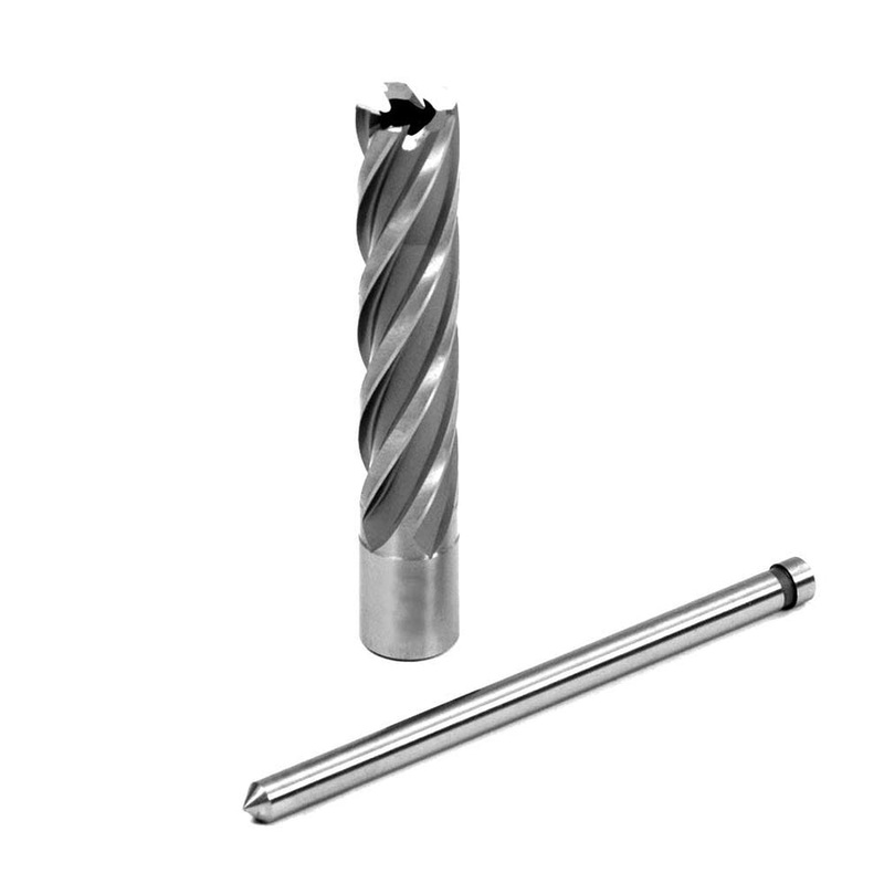 EVOLUTION 1-1/16 Width X 3 Depth Annular HSS Cutter w/ 3/4 Weldon Shank & Pilot Pin Included