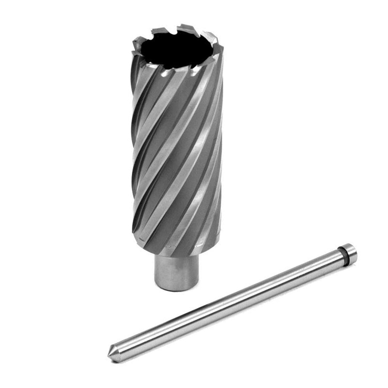 EVOLUTION 1-1/8 Width X 3 Depth Annular HSS Cutter w/ 3/4 Weldon Shank & Pilot Pin Included
