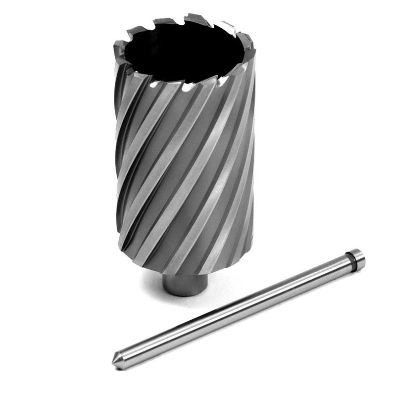 EVOLUTION 1-15/16 Width X 3 Depth Annular HSS Cutter w/ 3/4 Weldon Shank & Pilot Pin Included