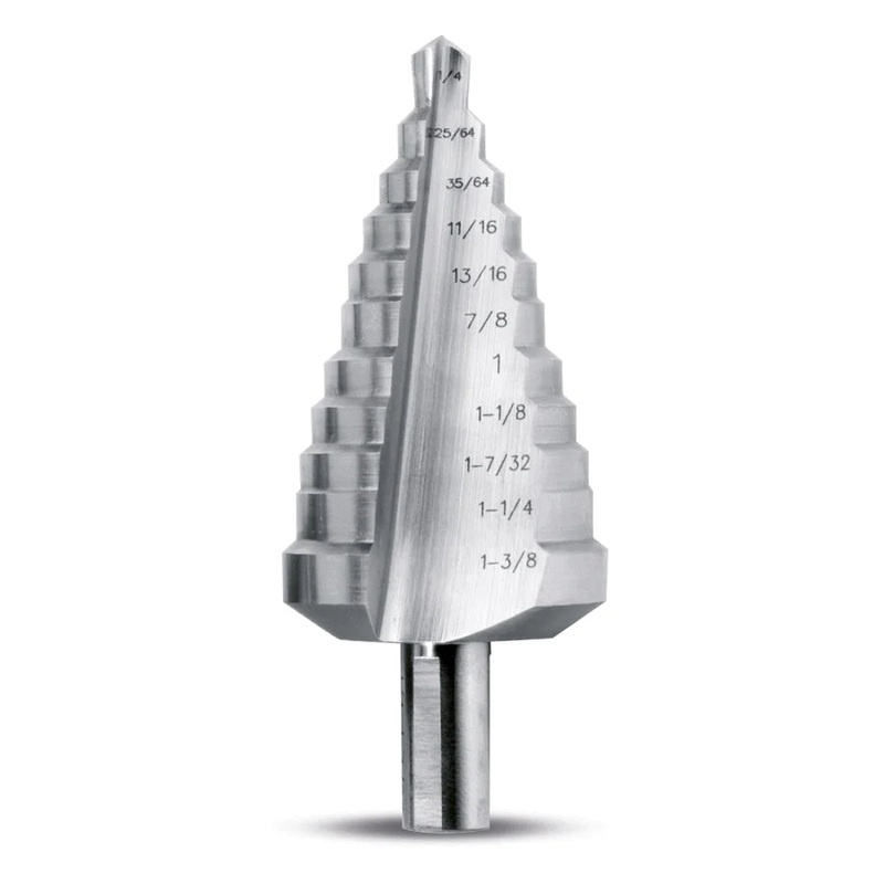 EVOLUTION 1/4 – 1-3/8 Straight Flute Step Drill