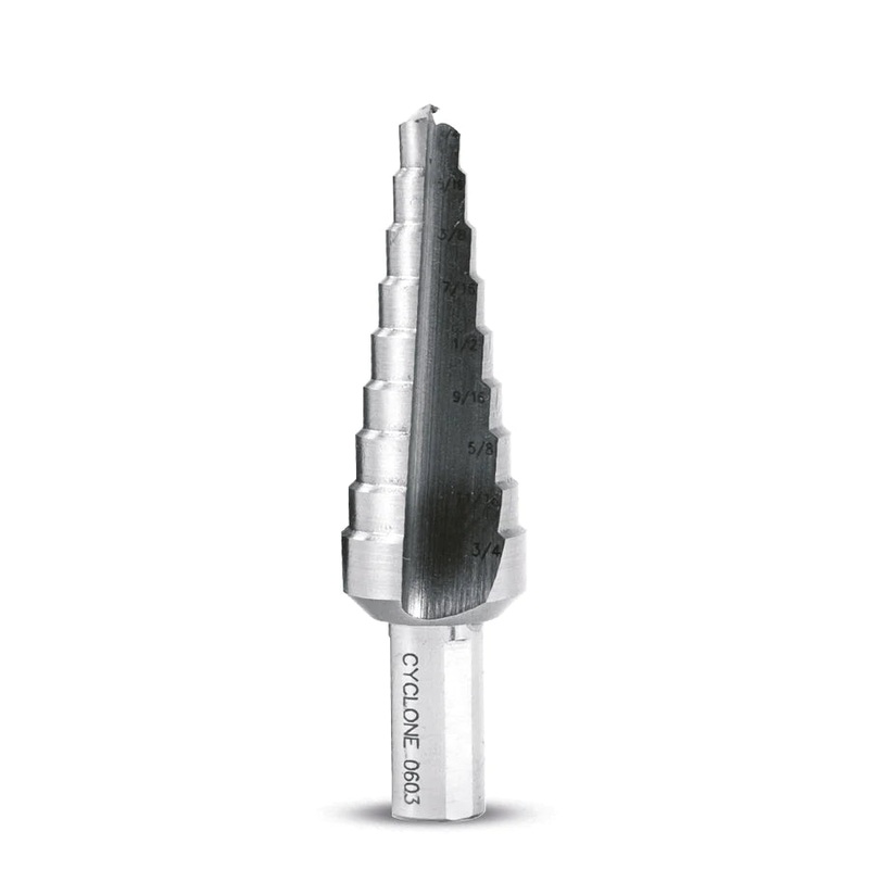EVOLUTION 1/4 To 3/4 Straight Flute Step Drill