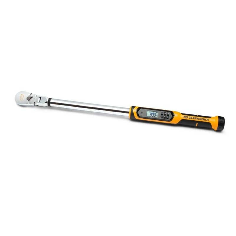GEARWRENCH 1/2 Flex Head Electronic Torque Wrench w/ Angle 25-250 ft/lbs