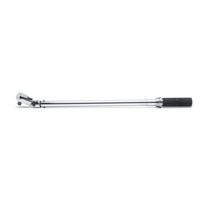 GEARWRENCH 3/8 Drive Flex Head Micrometer Torque Wrench 5-75 ft/lbs