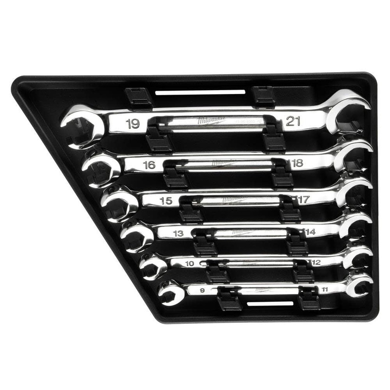 MILWAUKEE 6 PC. Double End Flare Nut Wrench Set – Metric