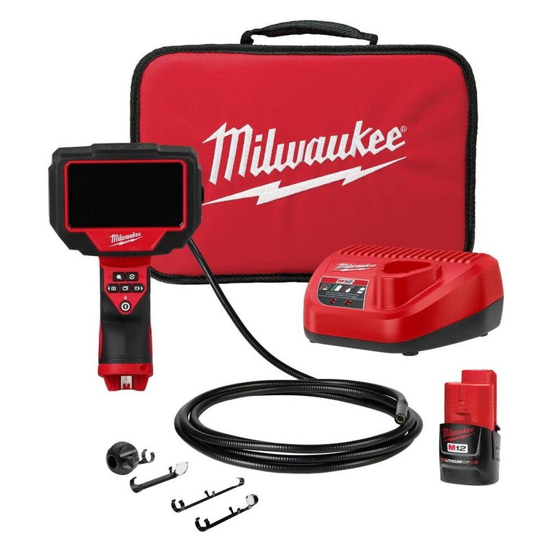 MILWAUKEE M12 M-SPECTOR 360 10′ Inspection Camera Kit