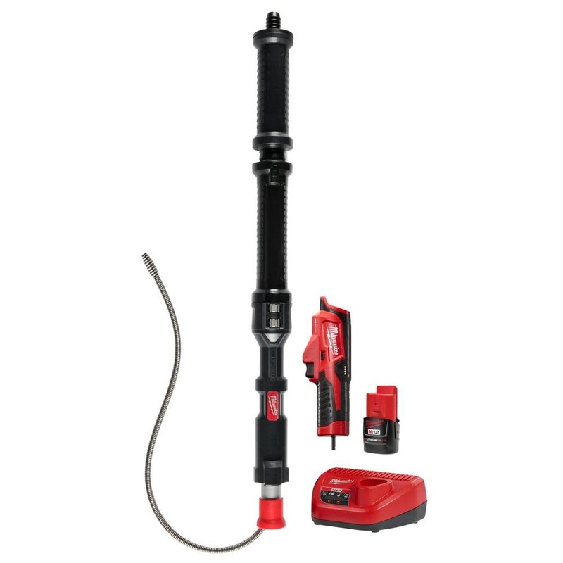 MILWAUKEE M12 TRAPSNAKE 4′ Urinal Auger Kit