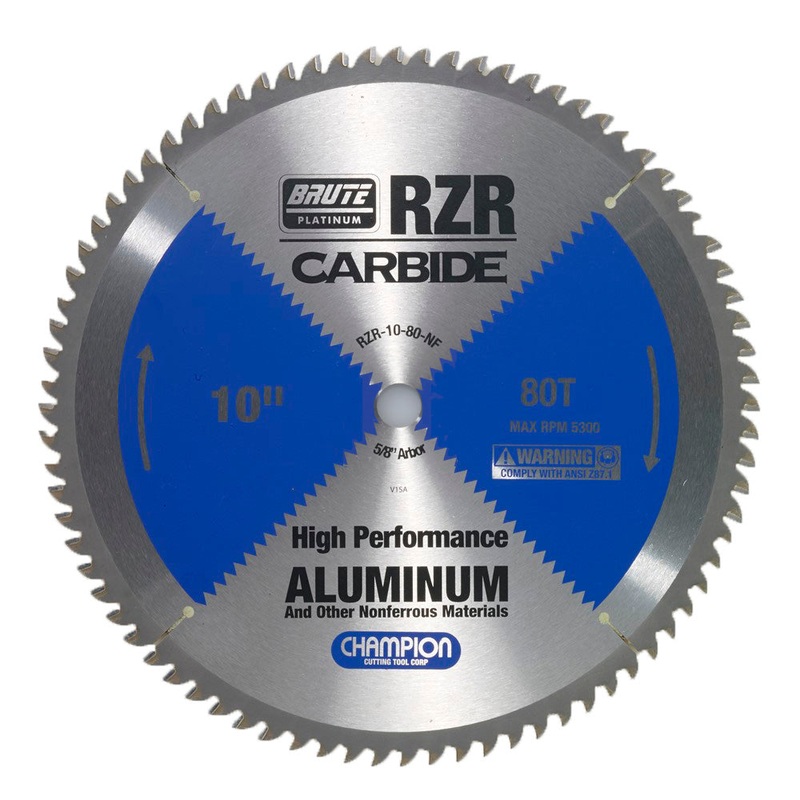 CHAMPION 10 80T Brute RZR Carbide Circular Saw Blades