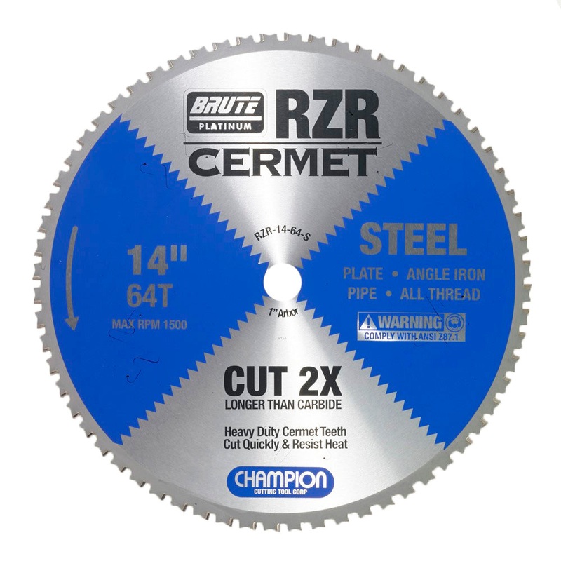 CHAMPION 14 64T Brute RZR Cermet Circular Saw Blade