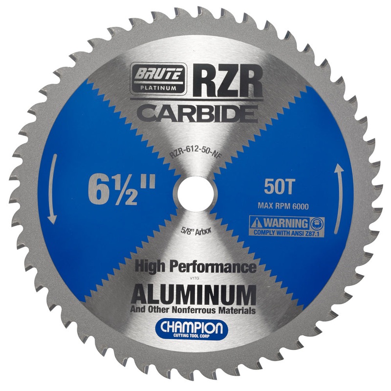 CHAMPION 6-1/2 50T Brute RZR Carbide Circular Saw Blade