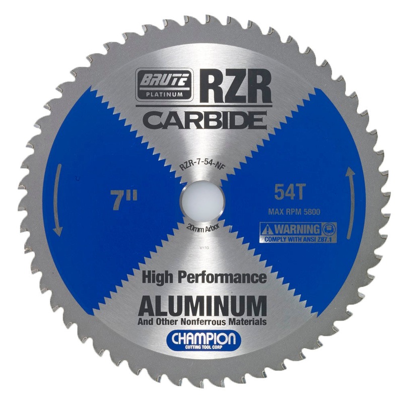 CHAMPION 7 54T Brute RZR Carbide Circular Saw Blade