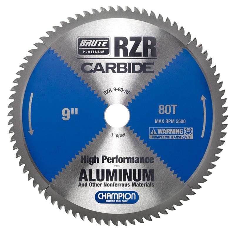 CHAMPION 9 80T Brute RZR Carbide Circular Saw Blade