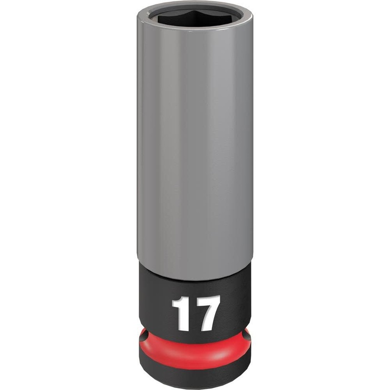 MILWAUKEE SHOCKWAVE IMPACT DUTY 1/2 Drive 17MM Metric Lug Nut Wheel Socket