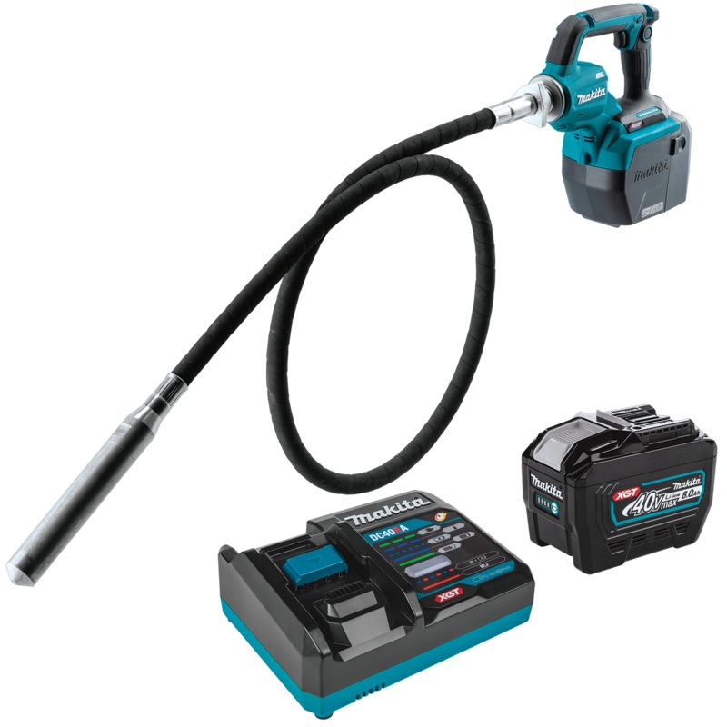 MAKITA 40V MAX XGT 8′ Concrete Vibrator Kit