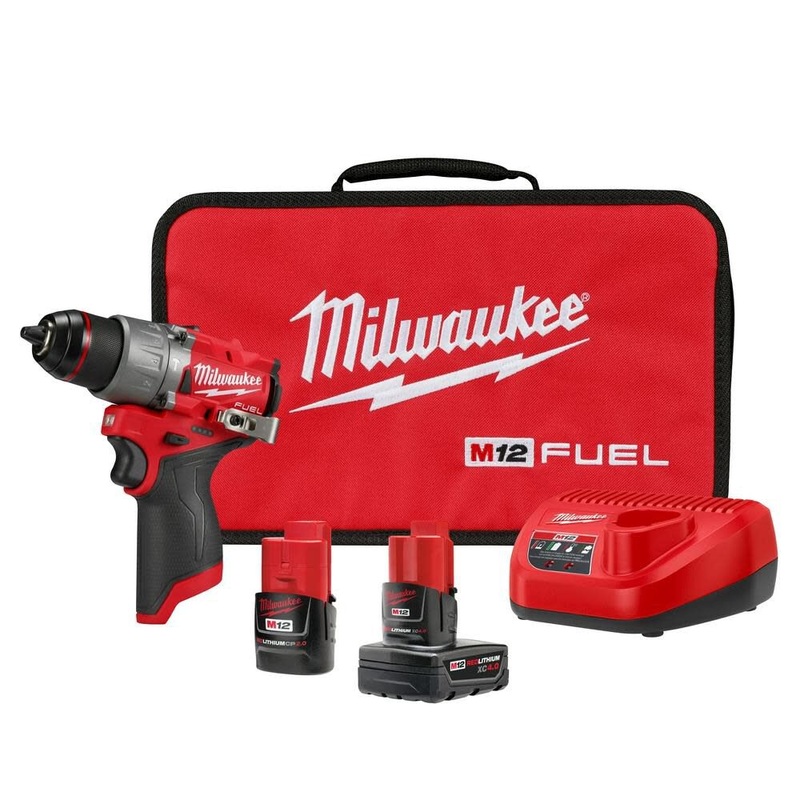 MILWAUKEE M12 FUEL 1/2 Hammer Drill/Driver Kit